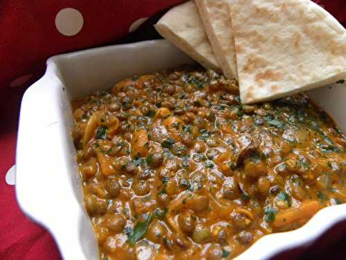 Dhal de lentilles vertes à ma façon