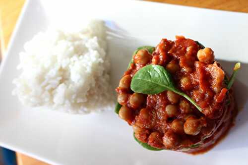 Garbanzos con espinatas