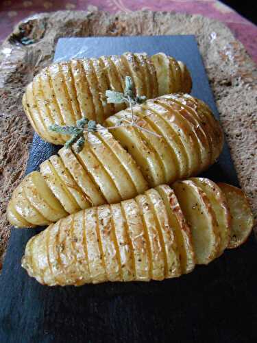 Hasselback potatoes