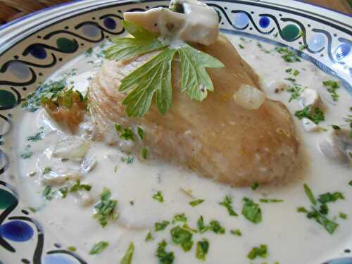 Poulet à la crème