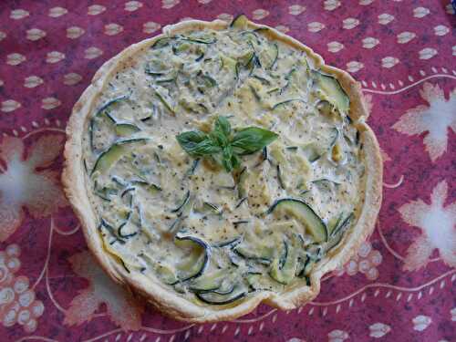 Quiche aux courgettes