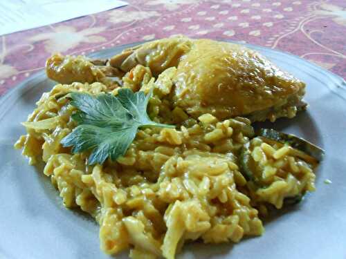 Ragoût de poulet au curry - La tambouille de Violette