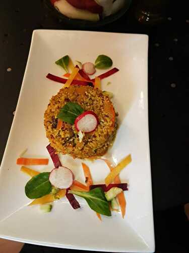 Risotto de céréales aux légumes et aux épices