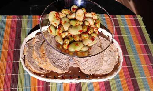 Salade de fèves fraîches