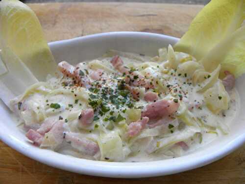 Sauce pour les pâtes aux endives