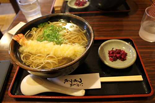 Soupe soba aux champignons