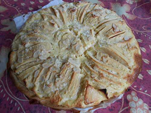 Tarte normande pommes et amandes