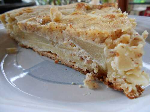 Tarte poires et amandes