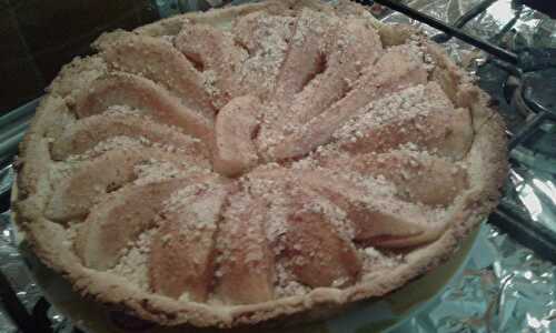 Tarte poires et amandes