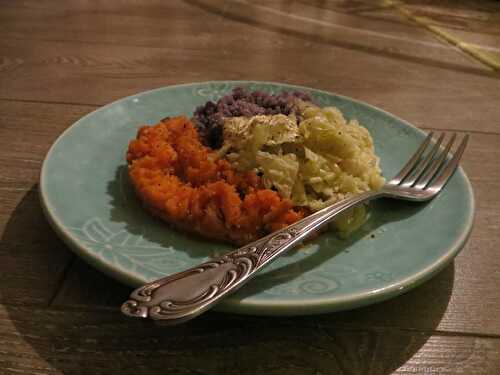 Assiette de légumes colorés (et fun!!)