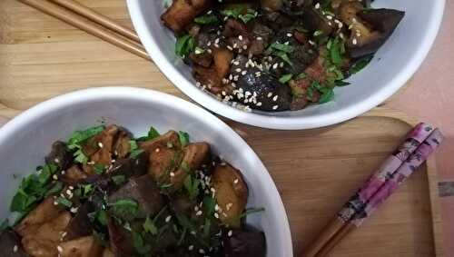 Aubergine à la chinoise