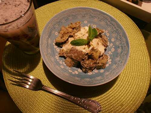 Aubergines au yaourt et à la menthe