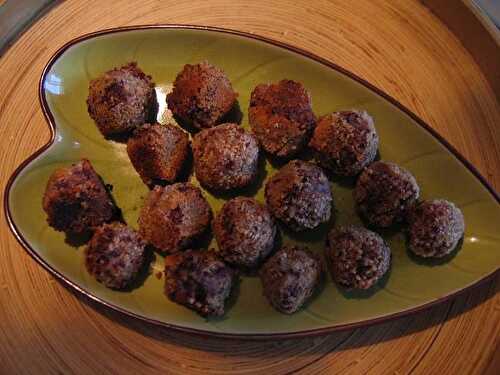 Boulettes de haricots rouges