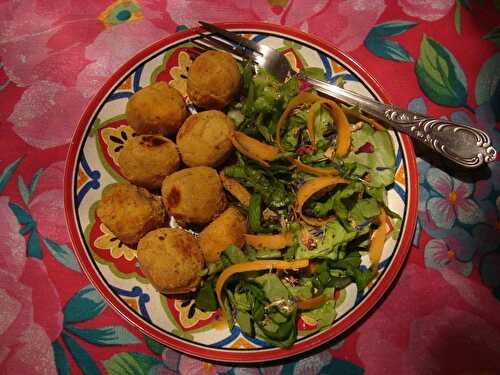 Boulettes de lentilles aux carottes et à la coriandre