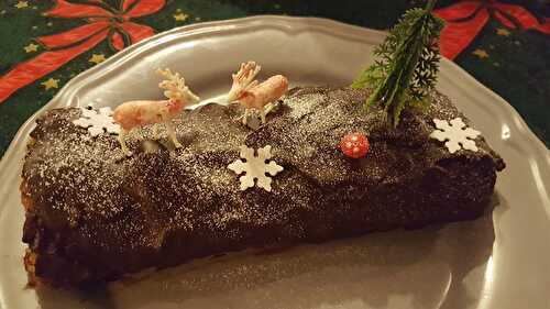 Bûche de Noël démoniaquement easy