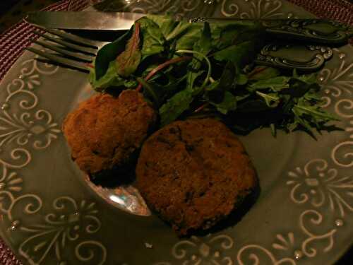 Burger de patate douce & tofu fumé