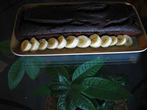 Cake banane chocolat