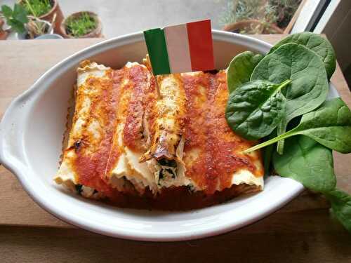 Cannelloni ricotta - épinards