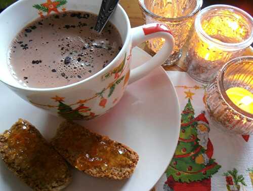 Chocolat chaud à l'orange