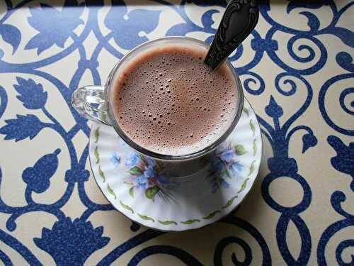 Chocolat chaud cacao-coco