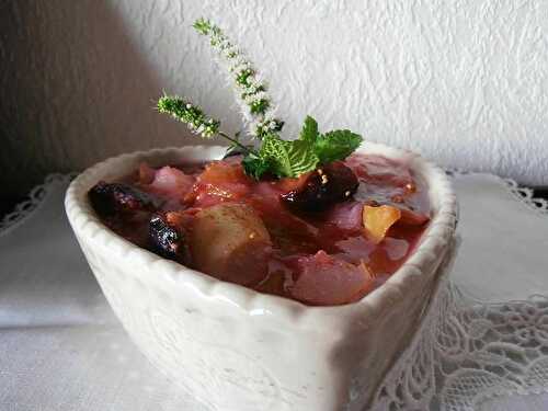 Compote poire-figue