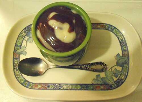 Crème dessert chocolat vanille