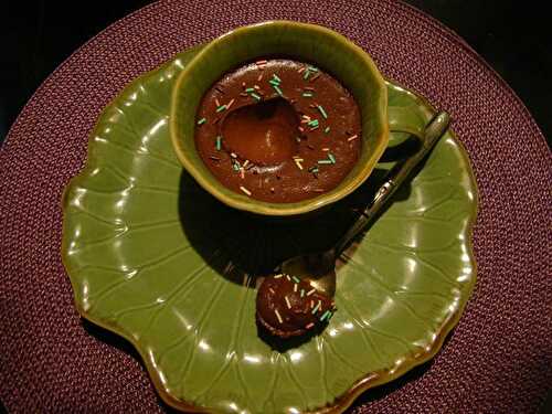 Crème fondante chocolat-poire
