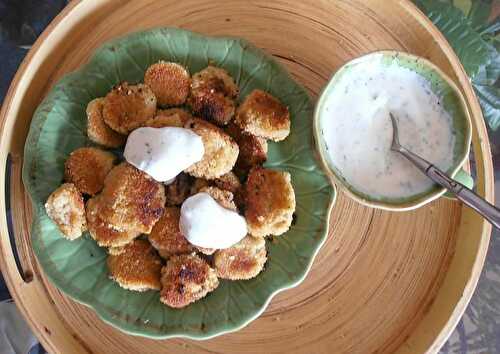 Croquettes de haricots blancs