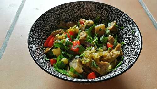 Faux poulet aux épices orientales