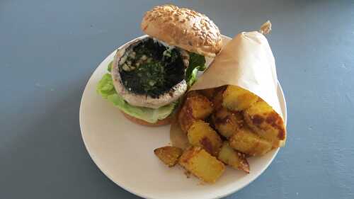 Garlic mushroom burger (from Jamie O.)