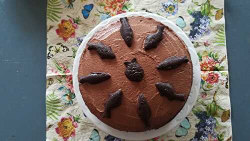 Gâteau de Pâques tout chocolat - La Valkyrie Végétarienne