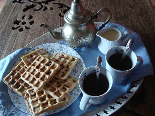 Gaufres aux pépites de chocolat