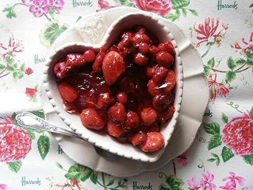 Gelée de rosé aux fraises et framboises - La Valkyrie Végétarienne