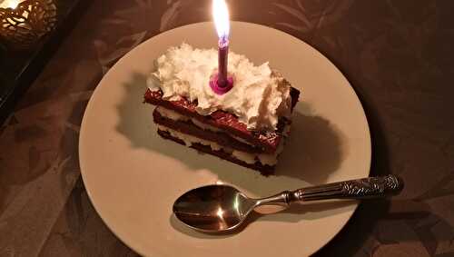 Mille-feuille chocolat et noix de coco, aka my birthday cake!!