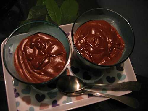 Mousse au chocolat... bluffante!!