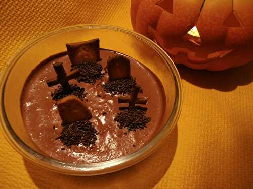 Mousse au chocolat "Cimetière''