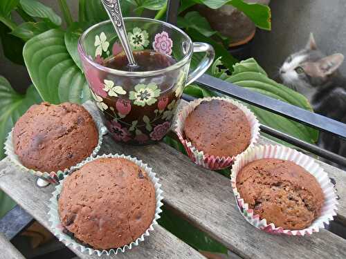 Muffins à la poudre cacaotée