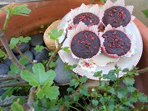 Muffins chocolat et framboise