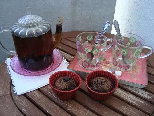 Muffins chocolat - noix