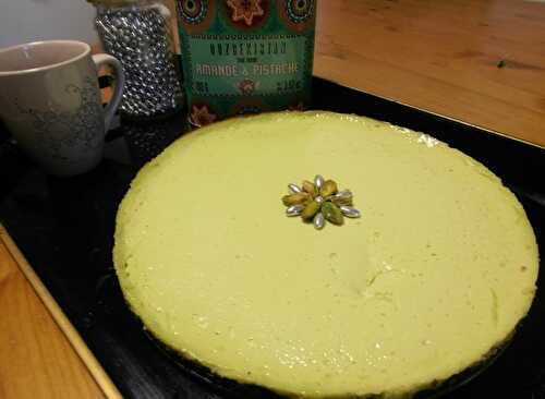 (No) cheese cake à la pistache et au cacao