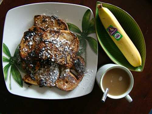 Pain perdu à la banane