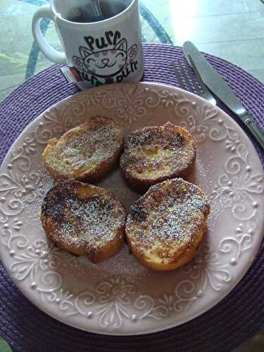 Pain perdu à la fleur d'oranger