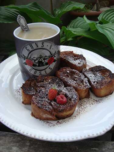 Pain perdu au chocolat