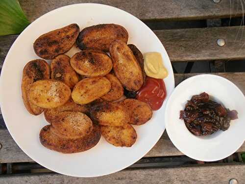 Petites pommes de terre frites au four