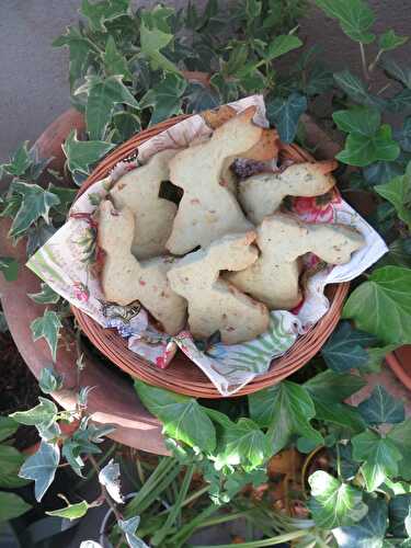 Petits biscuits (de Pâques) à la pistache