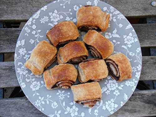 Petits feuilletés chocolat - cannelle