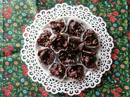 Petits rochers surprise au chocolat