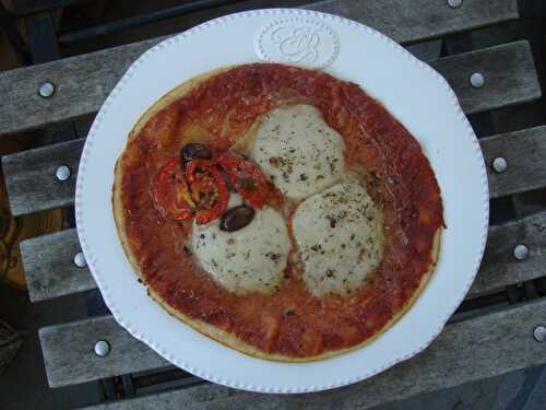 Pizza "industrielle" vegan