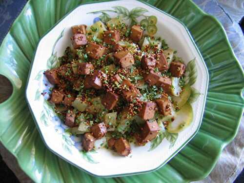 Poelée de pommes de terres et tofu