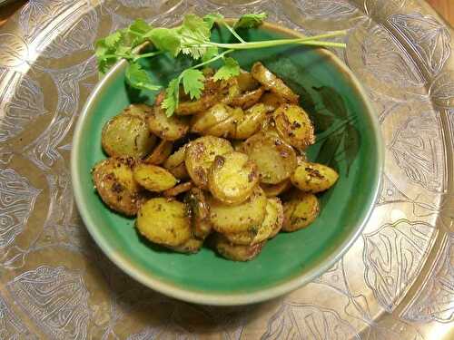 Pommes de terre à l'ail et à la coriandre